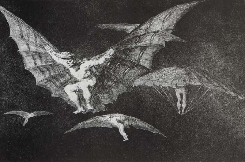 Francisco Goya Modo de volar France oil painting art